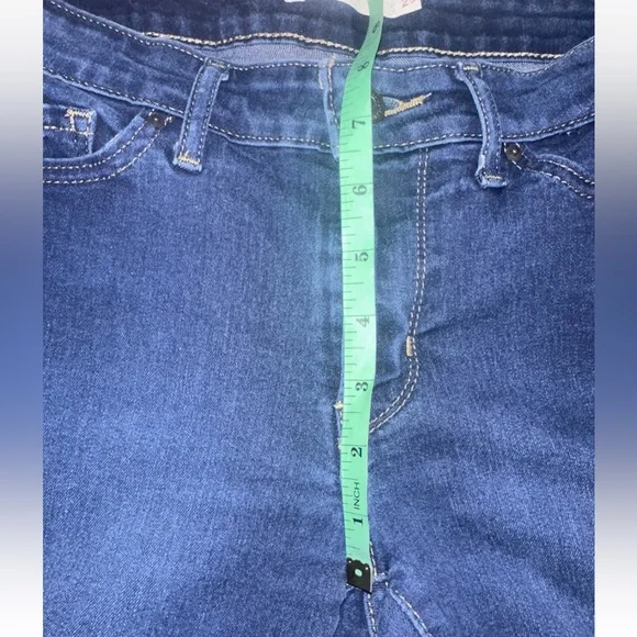 Levis 711 Women's Size 27 Skinny Denim Blue Jeans Pants Stretch - Picture 11 of 12